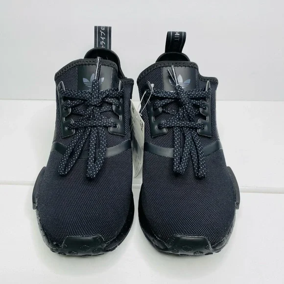 Adidas Originals NMD_R1 J FX8777 Triple Black Running Shoes Mens Sz4-Womens 5.5
